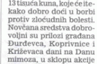 4. izdanje Večernji list - Podravina i Bilogora - 26/01/2010